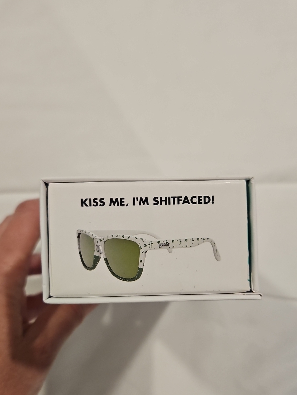 goodr Sunglasses - Kiss Me, I'M Shitaced! Limited Edition! - Picture 2 of 5